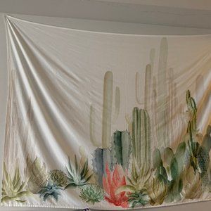 Beautiful Cactus Tapestry